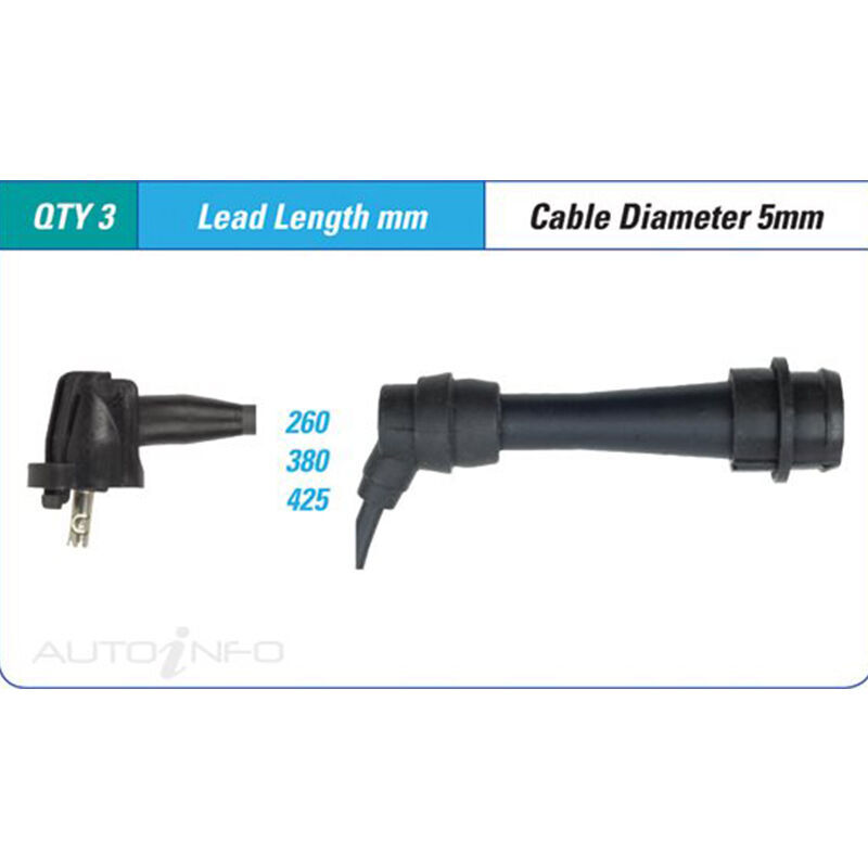 PAT Ignition Lead Set For Lexus IS300 JCE10R 3.0L 2JZGE 16 24V DOHC - ILS-329M
