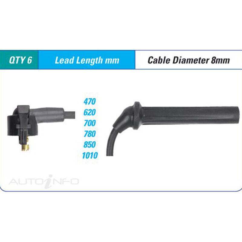 PAT Ignition Lead Set For Ford Explorer XLT UT, UX, UZ 4.0L V6 12V SOHC