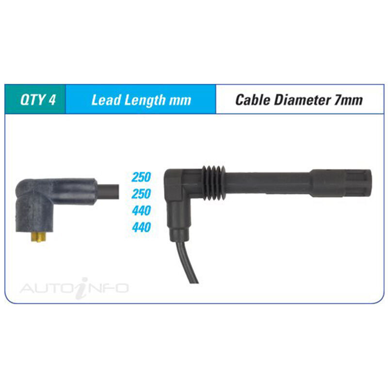 PAT Ignition Lead Set For Alfa Romeo 145 2.0L AR32301 14 16V DOHC - ILS-345M