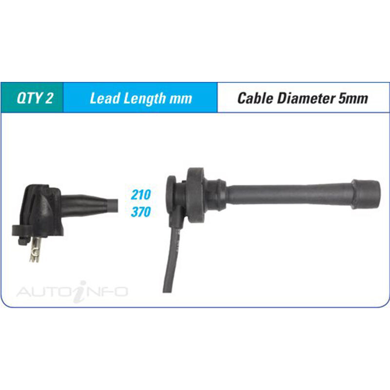 PAT Ignition Lead Set For Toyota Paseo EL54R 1.5L 5EFE 14 16V DOHC - ILS-347M