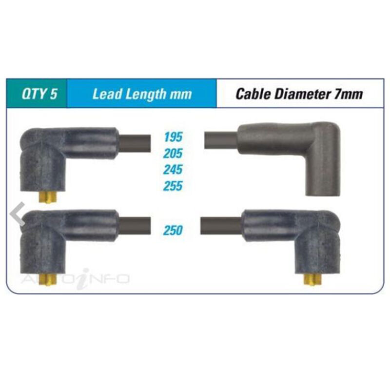 PAT Ignition Lead Set For Leyland Mini Clubman GT 1.3L A SERIES 14 8V OHV