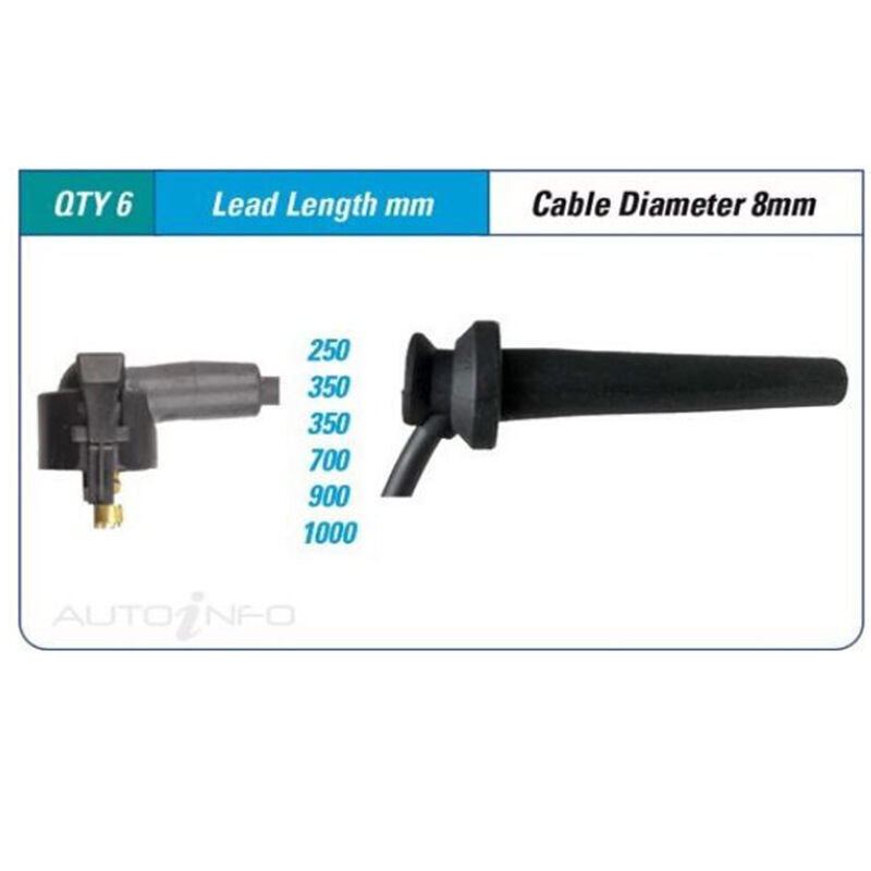 PAT Ignition Lead Set For Ford Cougar SW SX 2.5L LCBC V6 24V DOHC- -ILS-372M