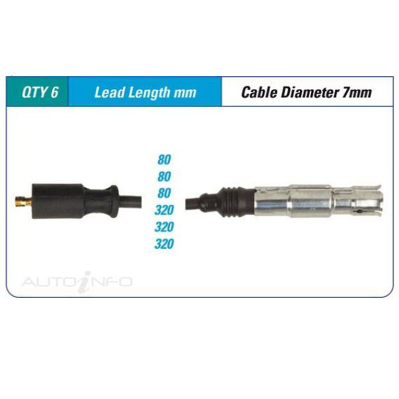 PAT Spark Plug Lead Kit For Smart Fortwo Coupe 0.7L M160.920 13 6V SOHC