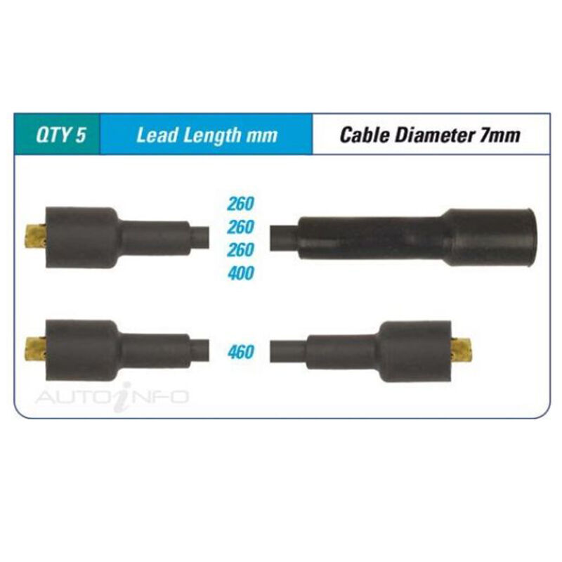 PAT Spark Plug Lead Kit For Nissan Pulsar N10 1.4L A14 14 8V OHV- -ILS-428M