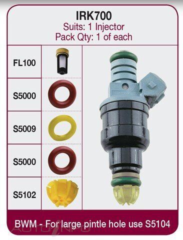 Goss Fuel Injector Seal Kit For BMW 318IS E30/E36 1.8L M42B18 Coupe/Sedan