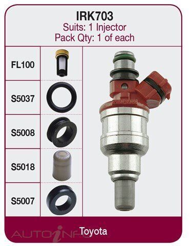 Goss Fuel Injector Seal Kit For Holden Apollo JK JL 2.0L 3SFE I4 16V DOHC