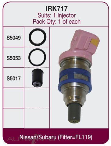 Goss Fuel Injector Repair Kit For Nissan 300ZX Z31, Z32 3.0L V6 VG30ET/VG30DETT