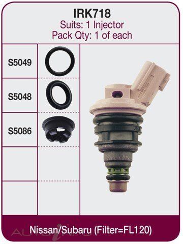 Goss Fuel Injector Seal Kit For Nissan Rnessa N30 2.0L SR20DE 4D Wagon