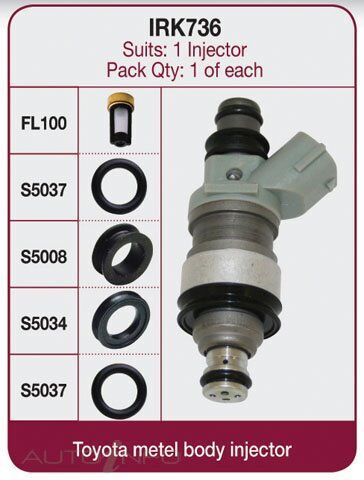 Goss Fuel Injector Repair Kit For Holden Apollo JM JP 3.0L 3VZFE V6 24V DOHC