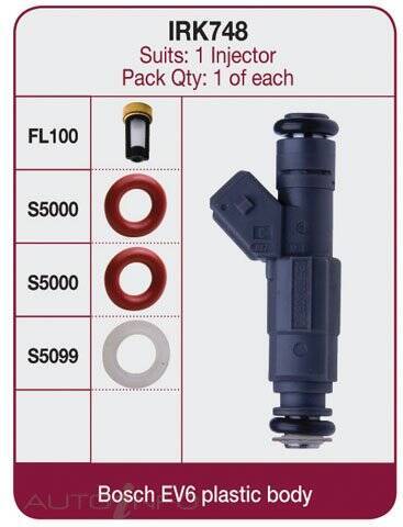Goss Fuel Injector Seal Kit For Holden Calibra VE 2.5L C25XE V6 24V DOHC