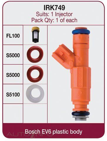 Goss Fuel Injector Seal Kit For Holden Caprice WH WL VR 3.8L LN3 (L36) 12V OHV