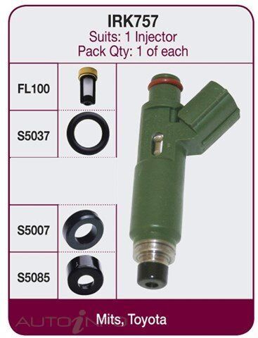 Goss Fuel Injector Repair Kit For Toyota Vanguard 240S ACA38R 2.4L 2AZFE DOHC