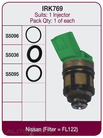 Goss Fuel Injector Repair Kit For Nissan Elgrand E50 3.3L V6 VG33E
