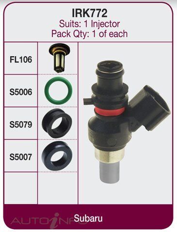 Goss Fuel Injector Repair Kit For Subaru Liberty 2.0R BL/BP B13 2.0L EJ204