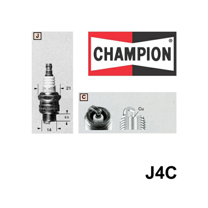 Champion J4C SPARK PLUG - GRP 1