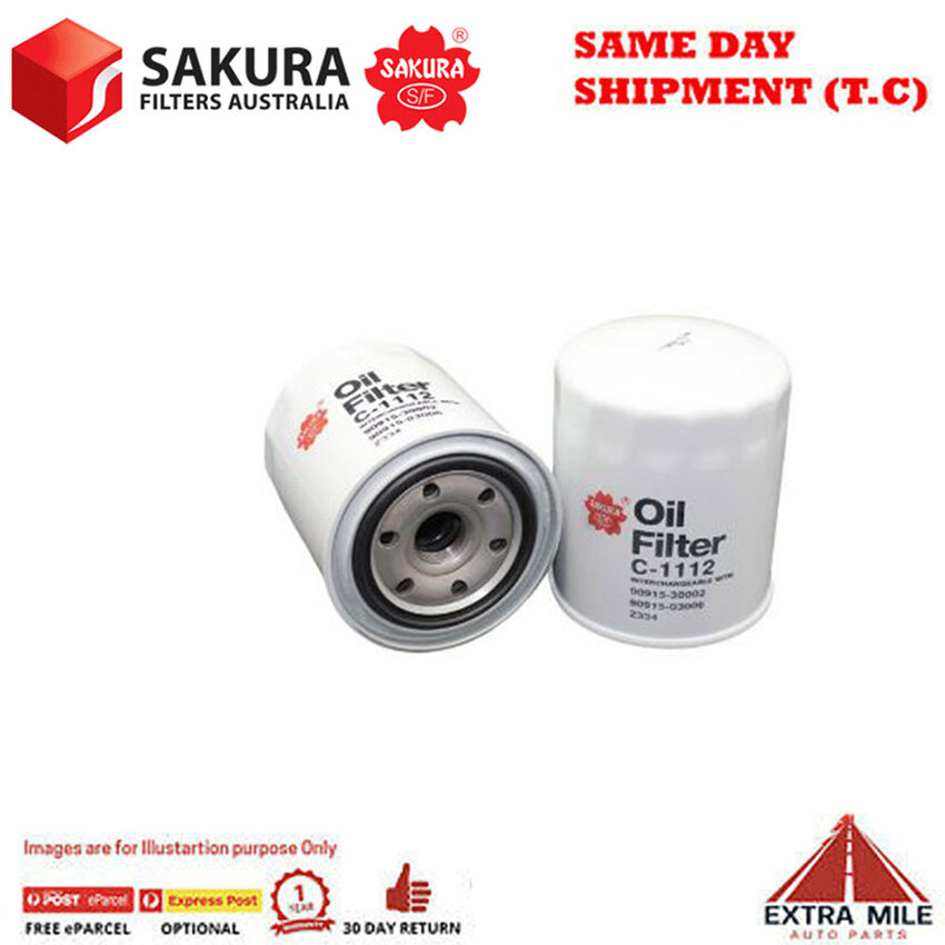 Sakura 4WD Filter Kit For TOYOTA LANDCRUISER HZJBOR lHZ cyl6 4.2L Diesel 1990-98