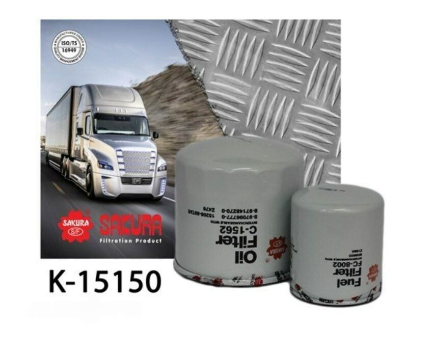 Sakura Commercial Filter Kit For Isuzu ELF NKR/NPR/NPS 4HJ1 4HF1 4HG1 Diesel