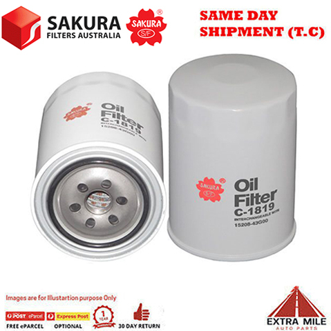 Sakura 4WD Filter Kit For NISSAN PATROL GU TD42T 4.2L 05/1998-01/2000
