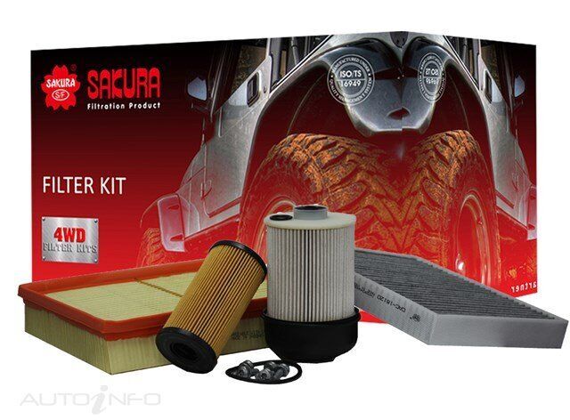 Sakura Filter Service Kit For Mercedes Benz X220d PURE 470 2.3L YS23DDTT (M9T)