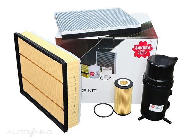 Sakura 4WD Filter Kit For Volkswagen Amarok TD1500/TD1550/TD1580 Core V6 2H 3.0L