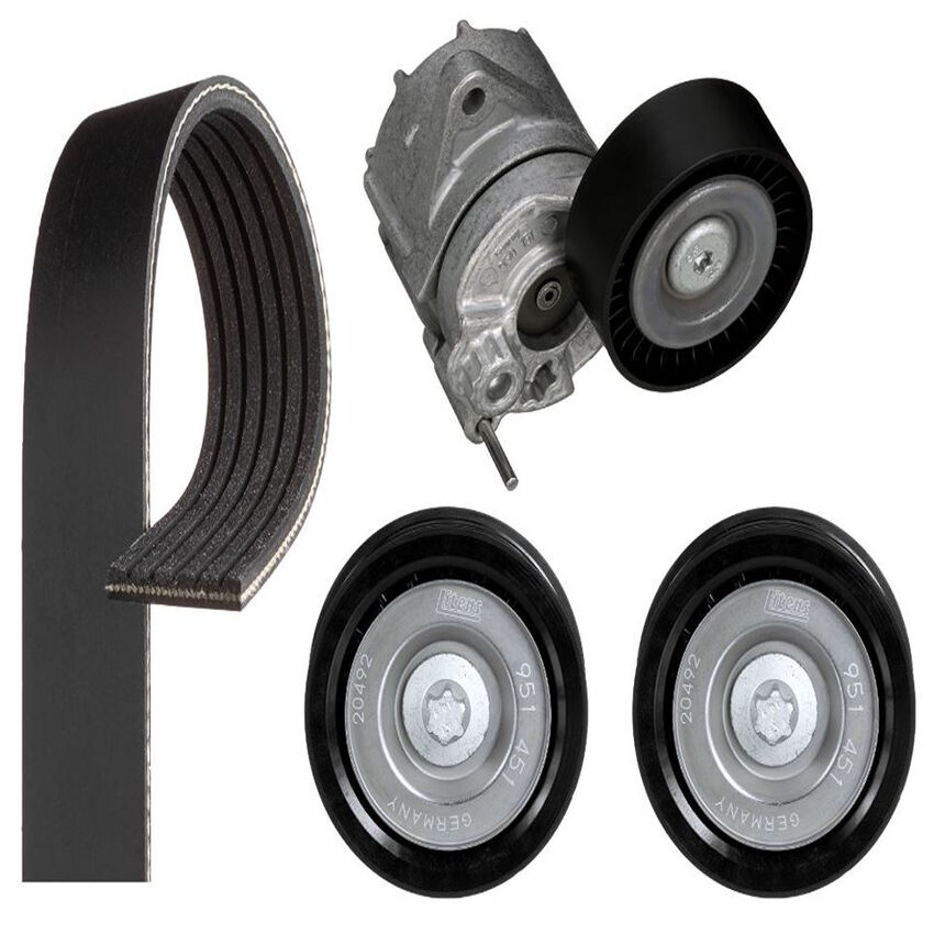 Gates V-ribbed Belt Set For Mercedes-Benz Sprinter 2-T OM 611.987 2.1L 208 CDI