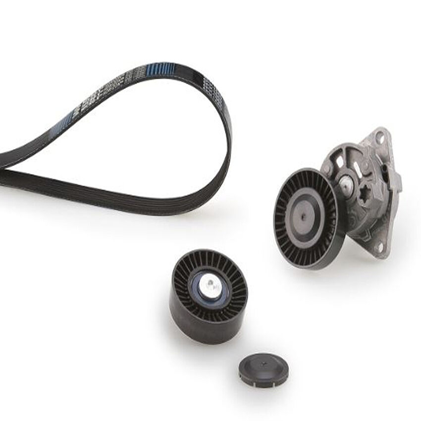 Gates V-ribbed Belt Set For Volkswagen Tiguan Allspace DNJA CXDA 2L TSI 4motion