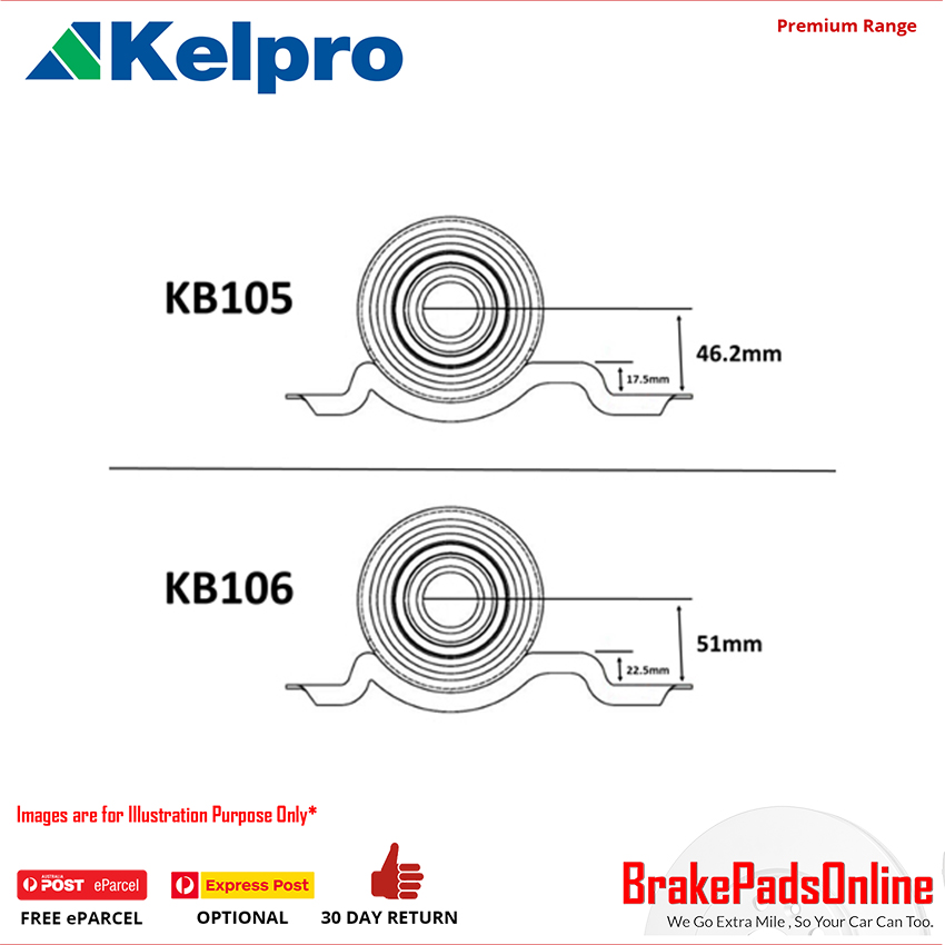 Tailshaft Center Bearing for HOLDEN COMMODORE VZ SV6 - KB105