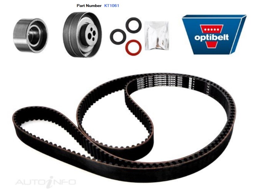 Optibelt Timing Belt Kit For Audi 100, 80, A6, A8, Cabriolet 84 -KT1061