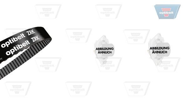 Optibelt Timing Belt Kit For Volvo V40 Hatchback (525, 526) D2 1560cc 1.6L 