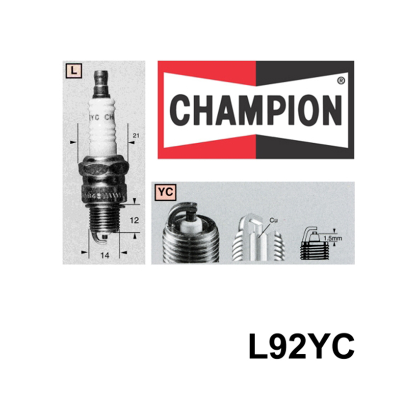 L92YC Copper Plus Spark Plug for MG MGB GT V8