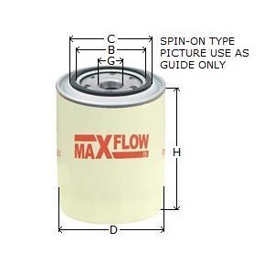 MaxFlow Oil Filter For Toyota Hiace/Hliux/Landcruiser M2-9