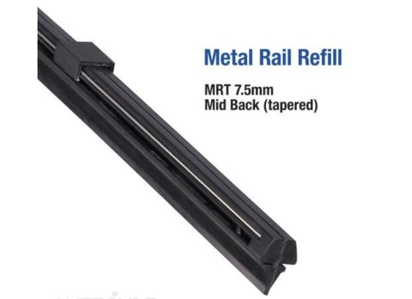Tridon Wiper Refill Metal Mid Taper 7.5mm Wide 710mm 10 Set - [MRT28-10]