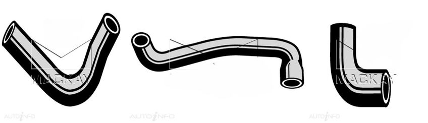 Mackay Radiator Hose Kit For Toyota Landcruiser HJ45R HJ45 3.6L Year  10/1978-04/1980