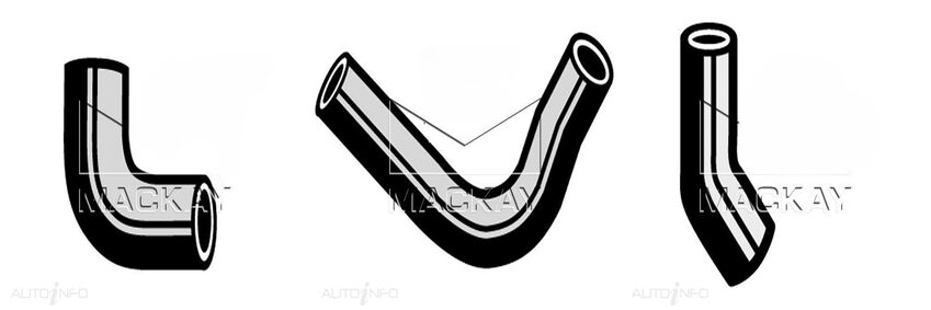 Mackay Radiator Hose Kit For Toyota Landcruiser HJ45R FJ45R 3.6L Year 1975-10/1978