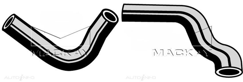 Mackay Radiator Upper Hose Kit For Toyota Landcruiser 3.6L 04/1980 - 07/1980
