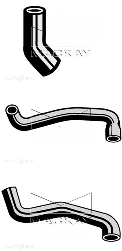 Mackay Radiator Lower Hose Kit For Toyota Landcruiser 4.2L FJ45R 10/1978-07/1980