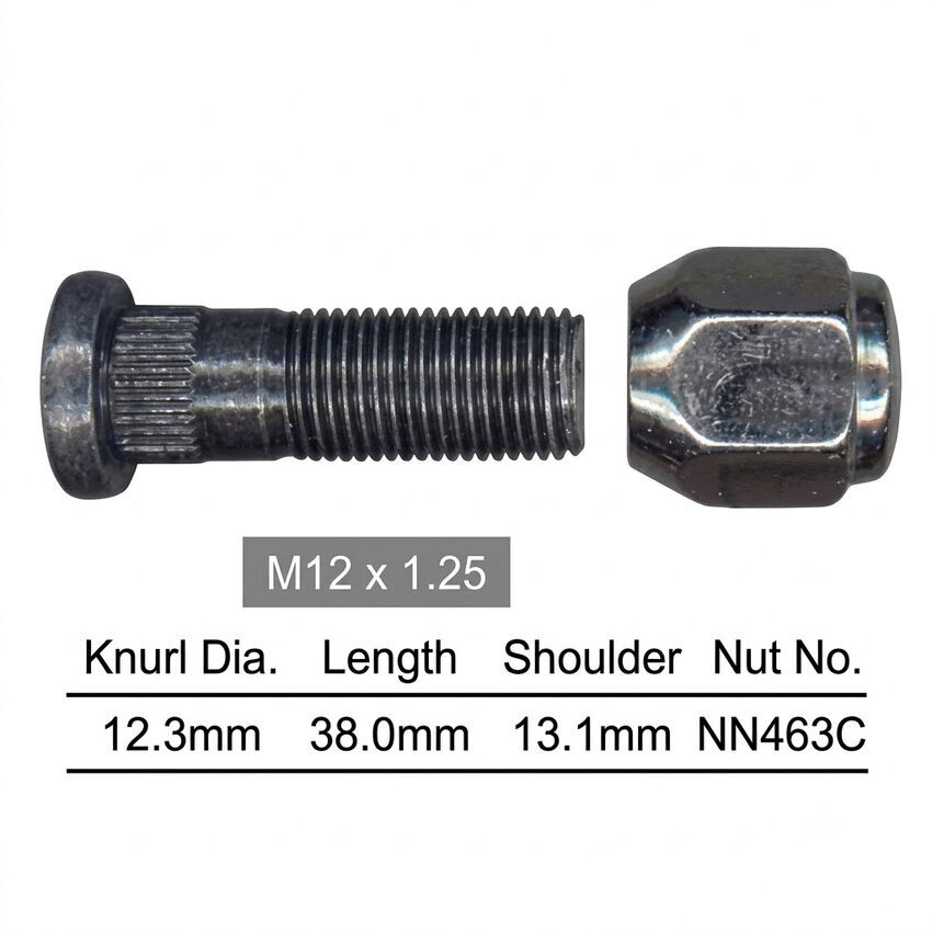 NICE Wheel Stud Nut Set For Holden Cruze YG HY81S, Suzuki  - NS482