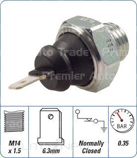 PAT Oil Pressure Switch For Peugeot 505 GTi Sti ZDJL 2.2 Litre
