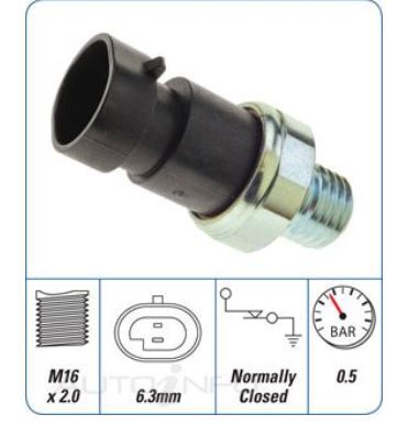 PAT Oil Pressure Switch For Hummer H3 3.7L LLR I5 20V DOHC SUV Mid-Size