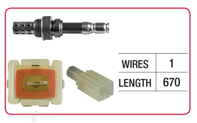 Goss Oxygen Sensor Pre-catalytic For Ford Laser KC, KE 1.6L B6, B6T 