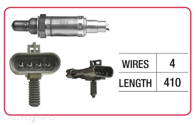 Goss Oxygen Sensor For Holden Commodore VF, VS, VT, VX, VY 3.8L/5.7L/6.2L V6/V8