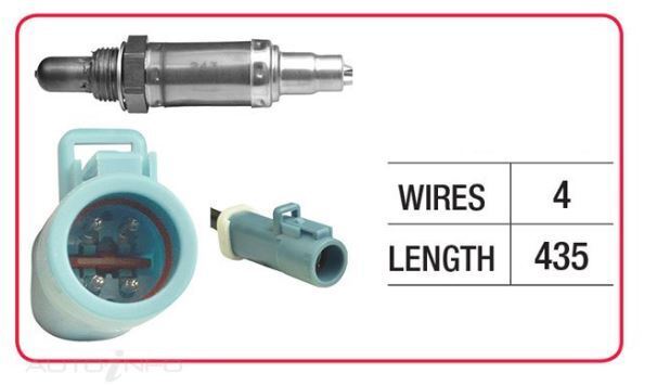 Goss Oxygen Sensor(Pre/Post-Cat) For Ford Fairmont AU I/II/II,BA BF I/II V8