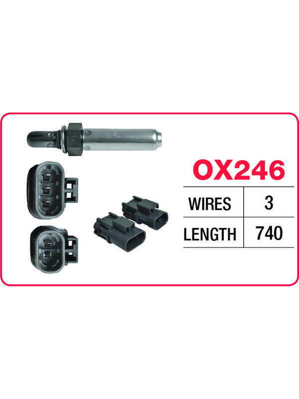 Goss Oxygen Sensor Nissan Three Wire Titania Length [740mm] - OX246