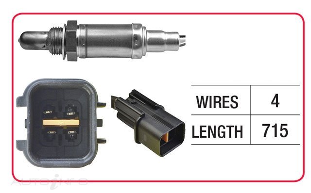 Goss Oxygen Sensor Pre-Catalytic For Mitsubishi Triton ML 3.5L V6 6G74