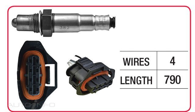 Goss Oxygen Sensor For Holden Vectra CD JS 2.6L V6 Y26SE 4D Sedan/ Hatchback