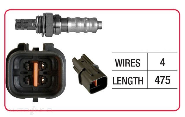 Goss Oxygen Sensor Post-Catalytic For Kia Sportage EX, EX-L KM 2.7L V6 G6BA