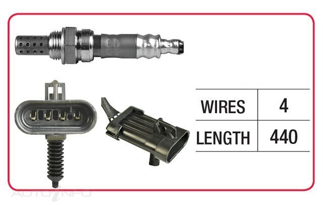 Goss Oxygen Sensor Post-Catalytic For Holden Frontera MX 3.2L V6 6VD1