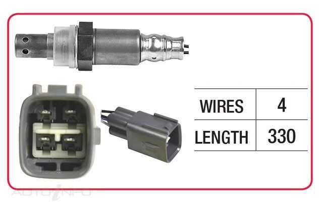 Goss Oxygen Sensor Post-cat For Toyota Aurion GSV40R 3.5L V6 2GRFE 4D Sedan