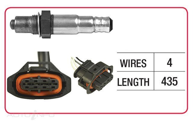 Goss Oxygen Sensor Post-Catalytic For Chevrolet Lumina WM 3.6L V6 LY7 (H7)