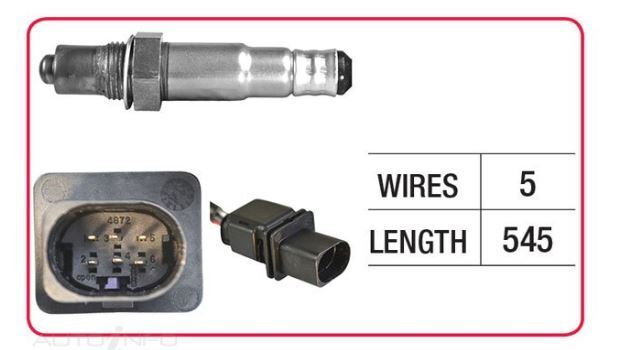 GOSS Oxygen Sensor For Holden Berlina VE 3.6L V6 HFV6 LE0 DOHC-PB MPFI - OX436